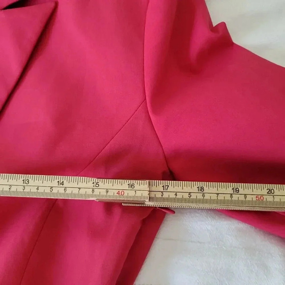 ZARA CUT OUT BLAZER MINI DRESS Raspberry Small Blogger Favorite Pink Coc… - Picture 14 of 16